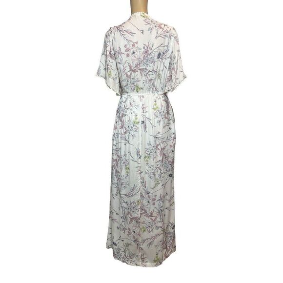 Pinkblush Floral Maxi Dress - White and Pink - Picture 12 of 16
